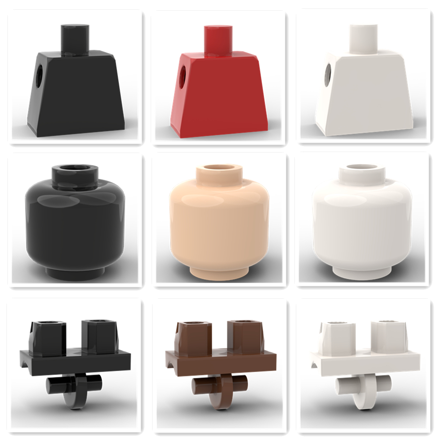 Lego Set City - 10pcs City Figures Bricks Bulk Accessories