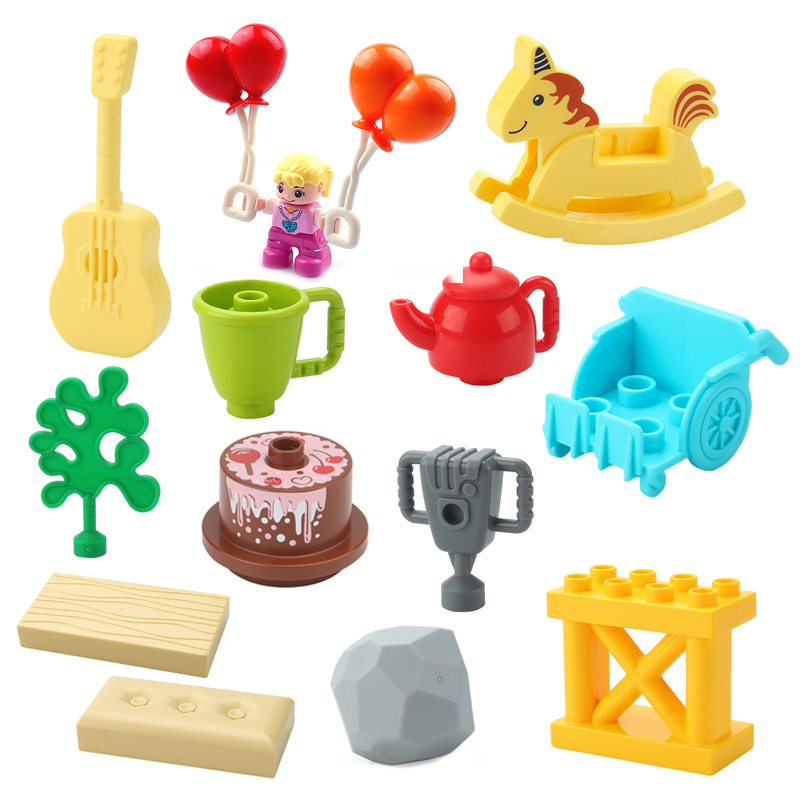 Lego Set City - Big Building Blocks Accessories Rocking Horse