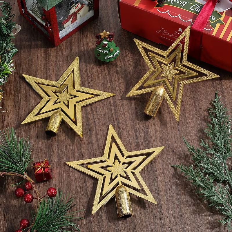1-20PCS Christmas Tree Topper  - Star Tree Topper 评论和价格