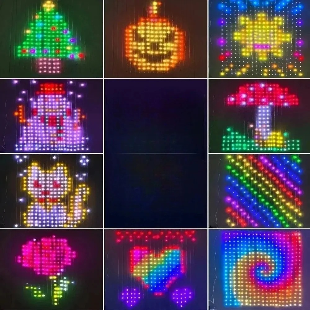 Outdoor LED Pixel Curtain Ligh - Christmas Lights Outdoor 评论和价格