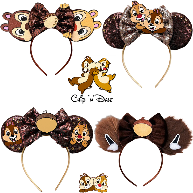 Disney Chip 'n' Dale Headbands - Ribbon Bow Gift 评论和价格