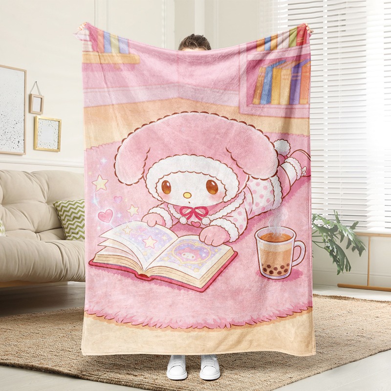 Sanrio Blanket Cozy Pink Flann - Christmas Throw Blanket 评论和价格