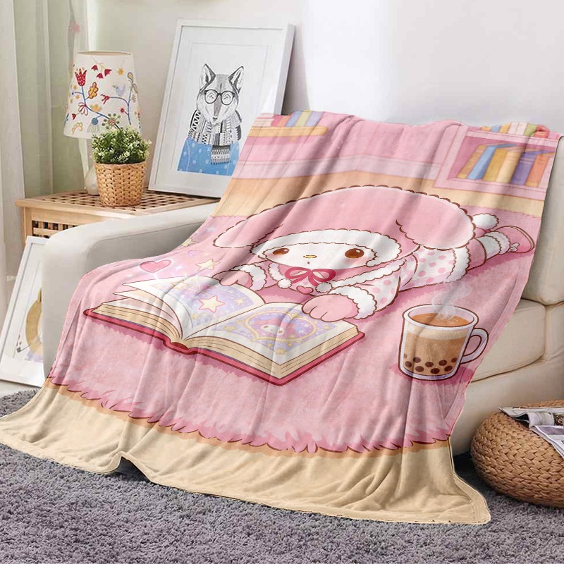 Sanrio Blanket Cozy Pink Flann - Christmas Throw Blanket 评论和价格