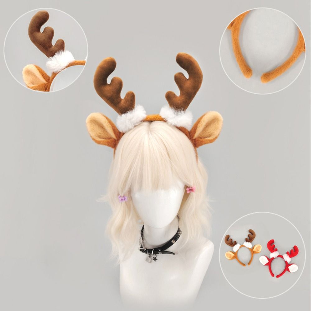 Cute Christmas Reindeer Antler - Reindeer Antlers Headband 评论和价格