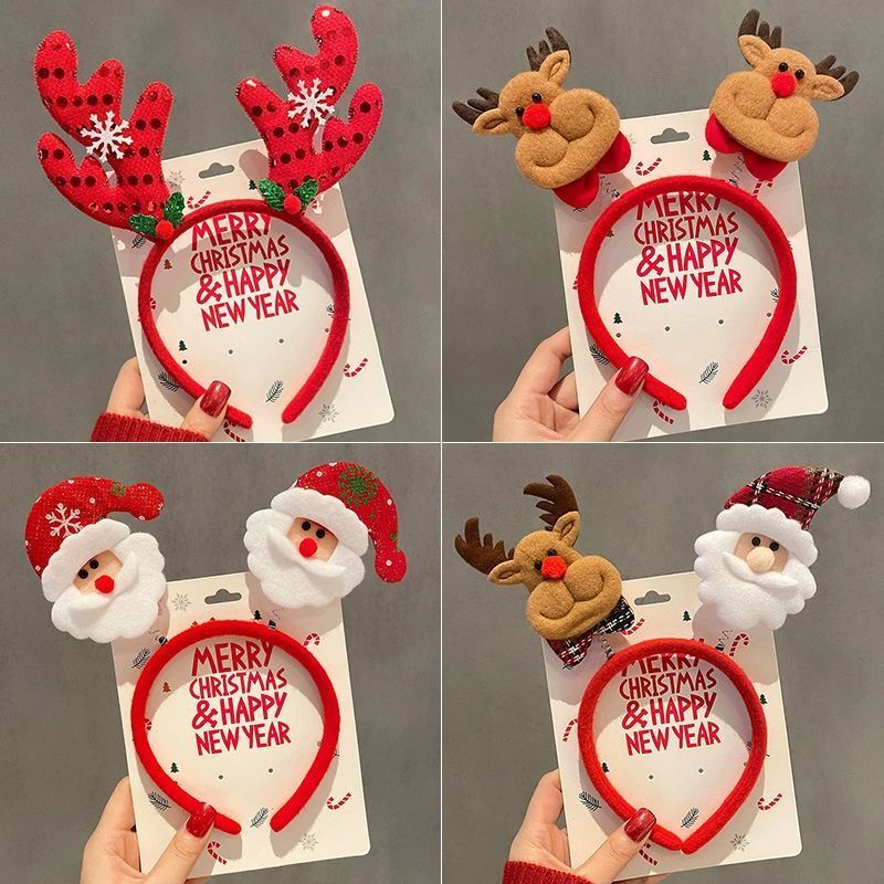 1-10pcs Christmas Headbands Sn - Reindeer Antlers Headband 评论和价格