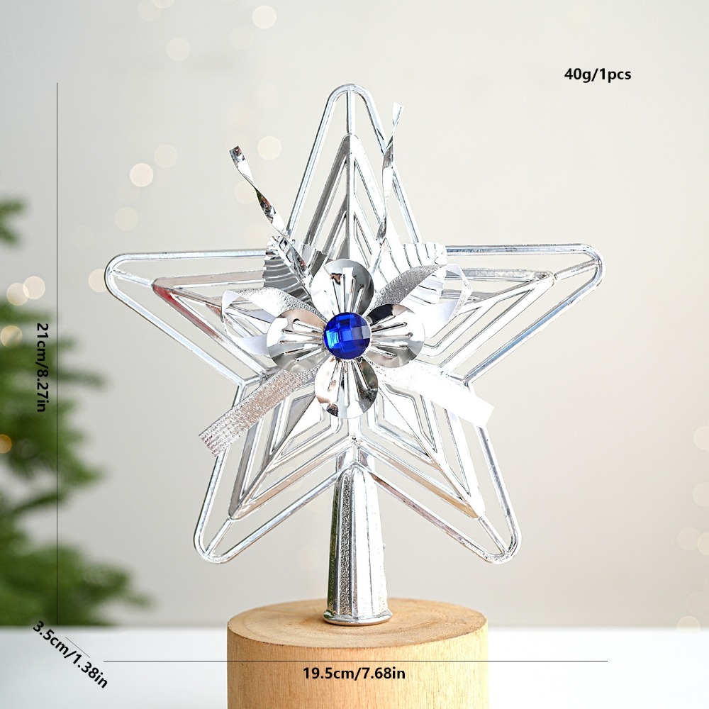 Festive Star Plastic Star Topp - Star Tree Topper 评论和价格
