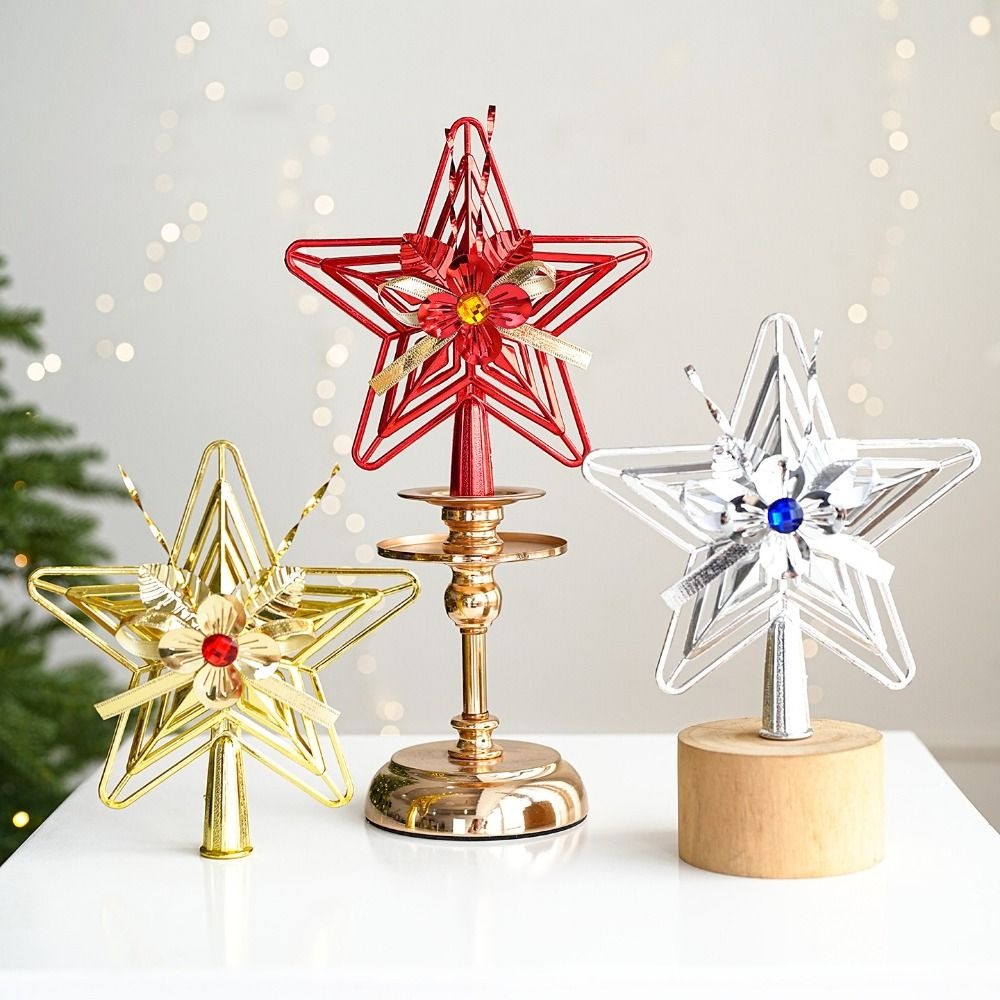 Festive Star Plastic Star Topp - Star Tree Topper 评论和价格
