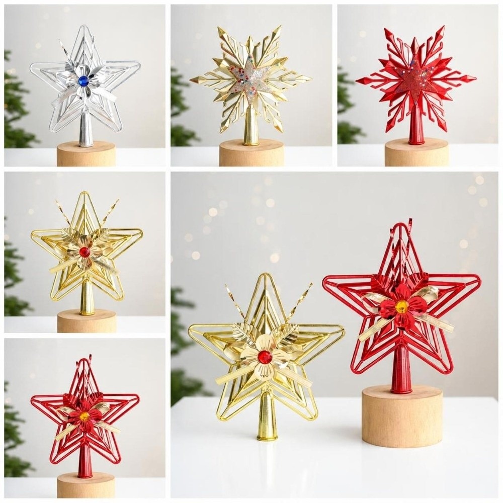 Festive Star Plastic Star Topp - Star Tree Topper 评论和价格