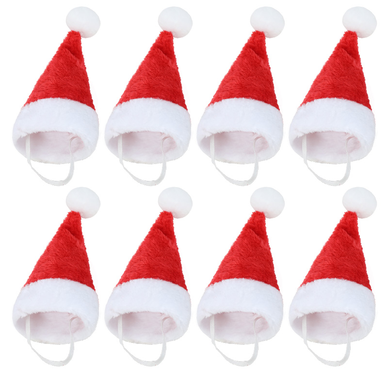 Christmas Pet Santa Hat Red Pl - Santa Hat Plush 评论和价格