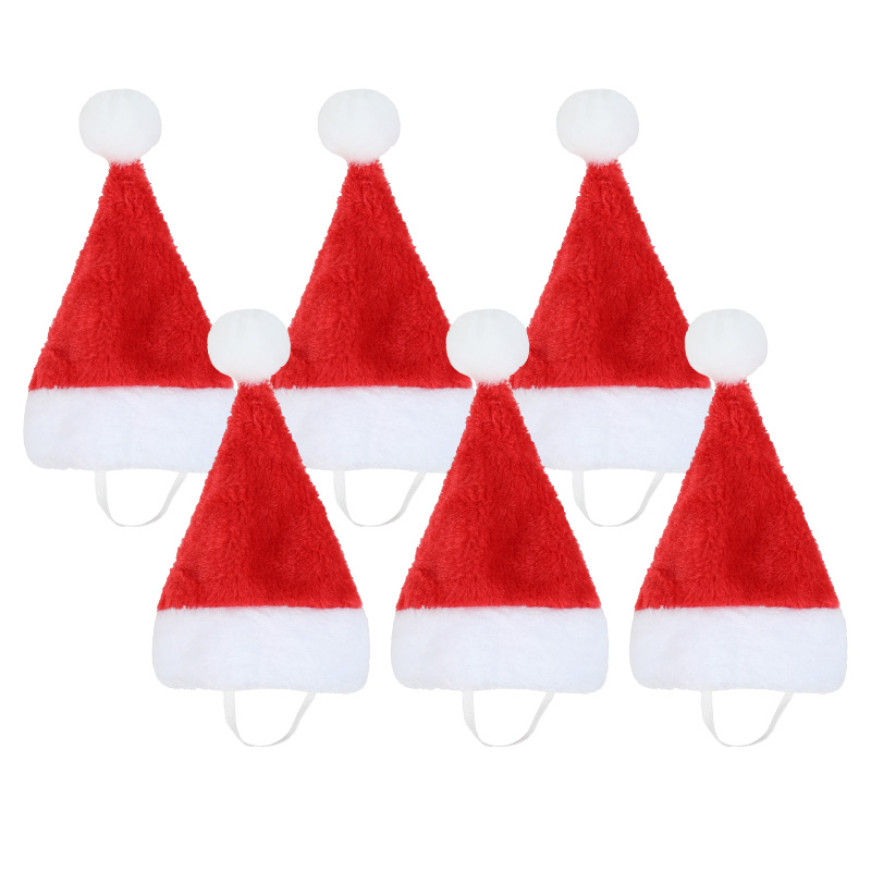 Christmas Pet Santa Hat Red Pl - Santa Hat Plush 评论和价格