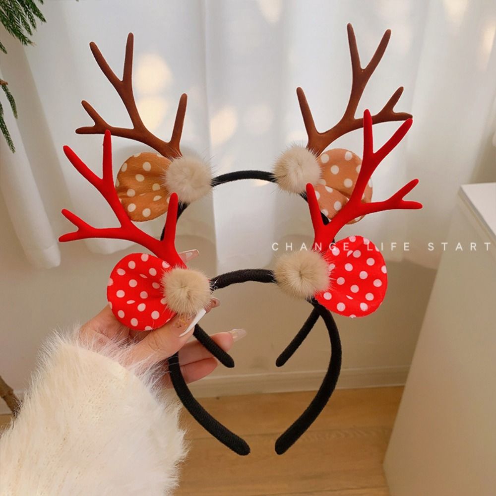 Fashion Shiny Christmas Headba - Reindeer Antlers Headband 评论和价格