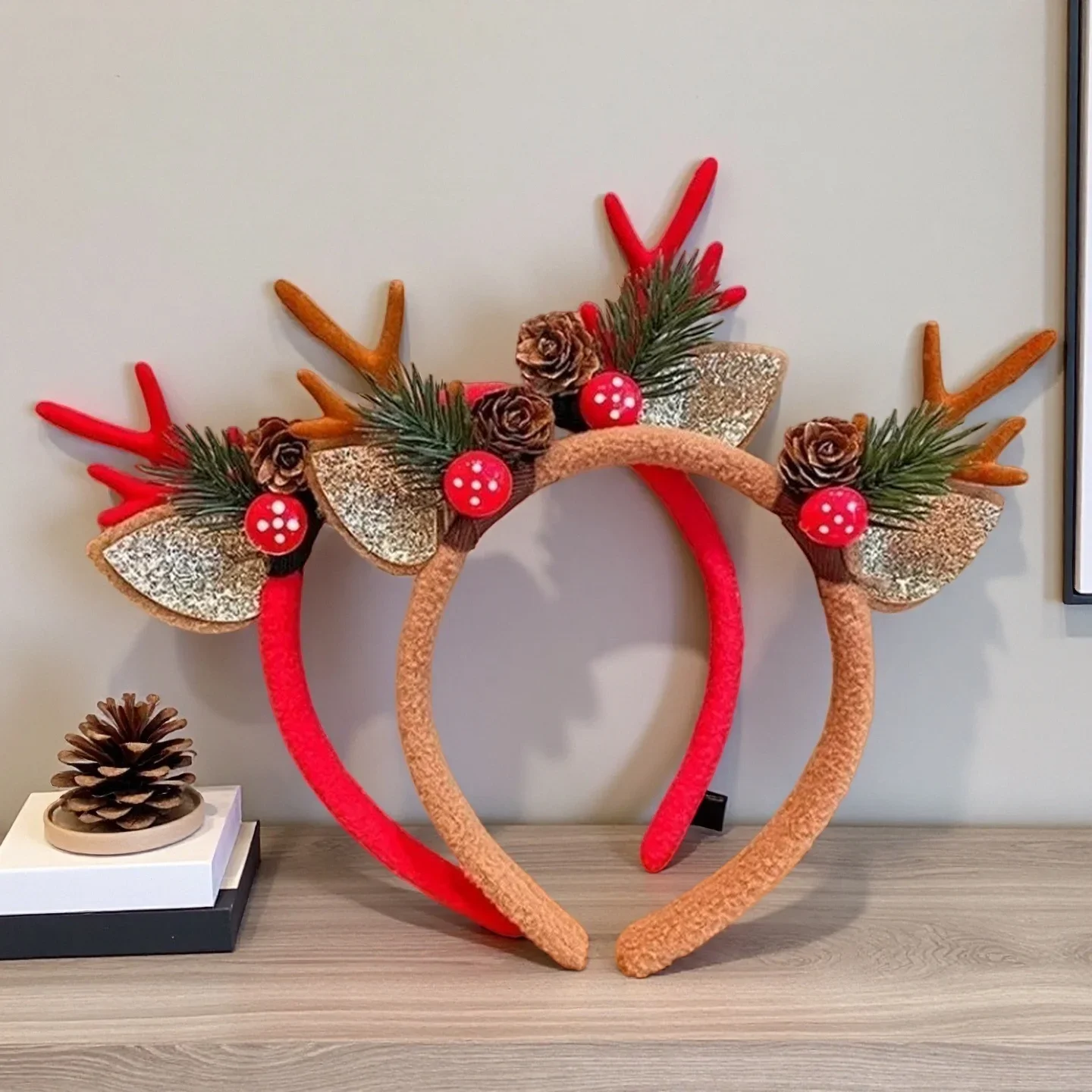 1Pc Christmas Headbands Christ - Reindeer Antlers Headband 评论和价格