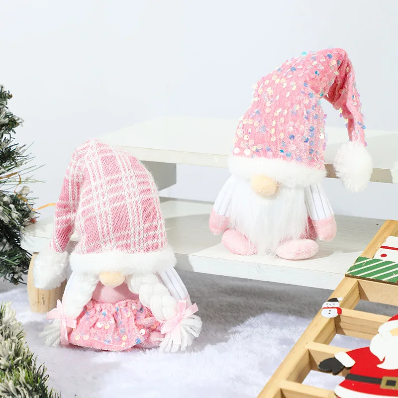 Christmas Gnome Plush Decorati - Santa Hat Plush 评论和价格