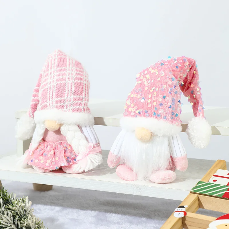 Christmas Gnome Plush Decorati - Santa Hat Plush 评论和价格
