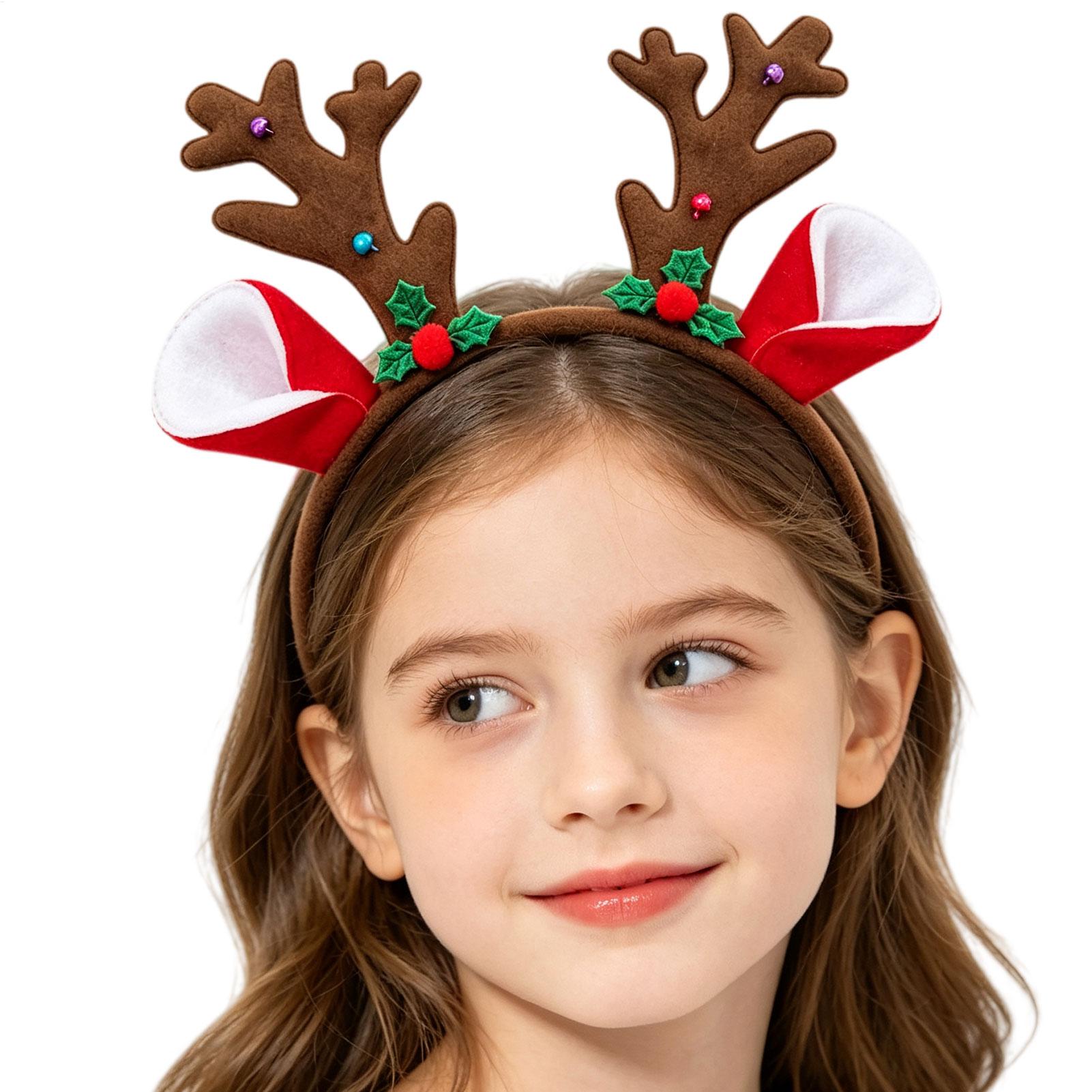 Christmas Decor Antlers Headba - Reindeer Antlers Headband 评论和价格