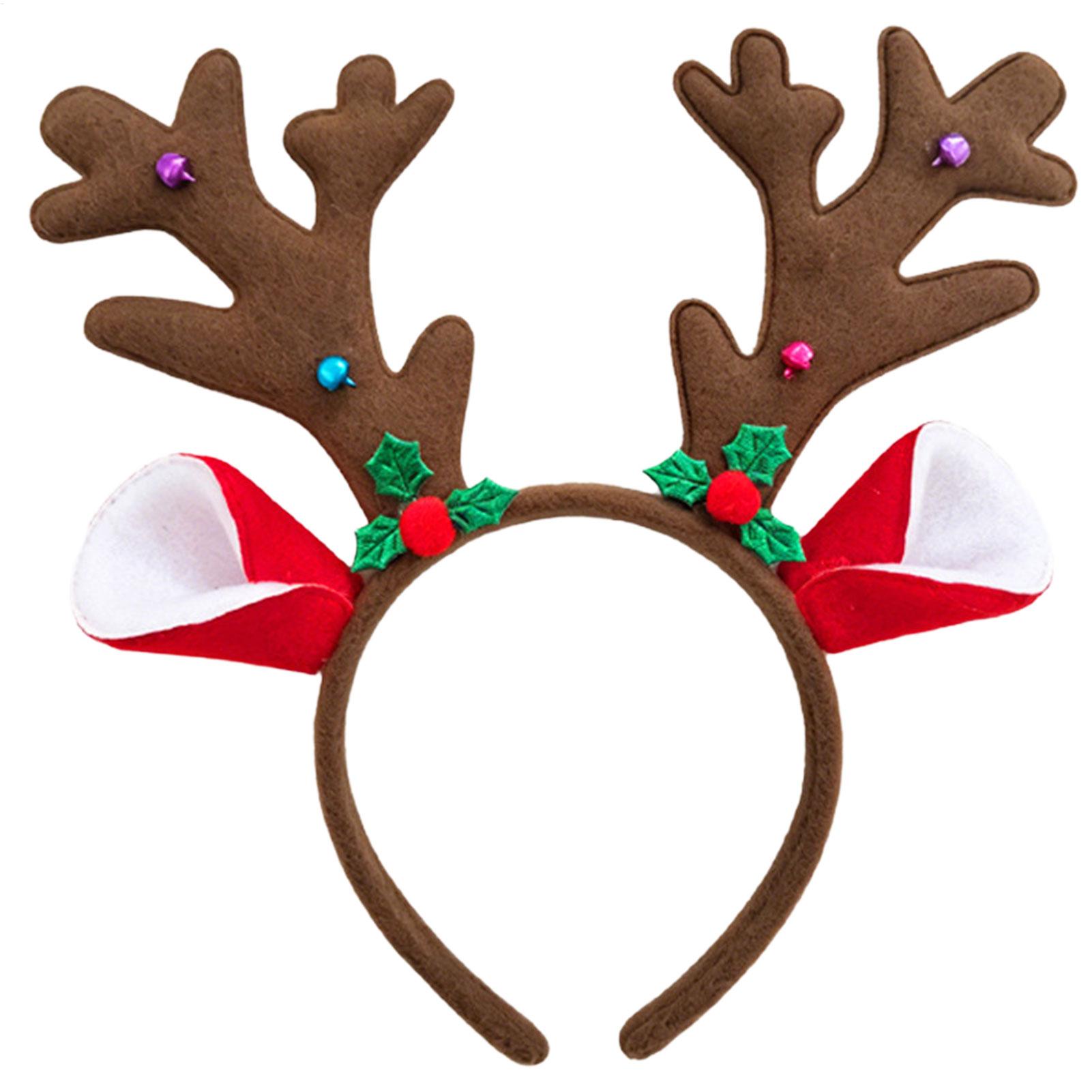 Christmas Decor Antlers Headba - Reindeer Antlers Headband 评论和价格