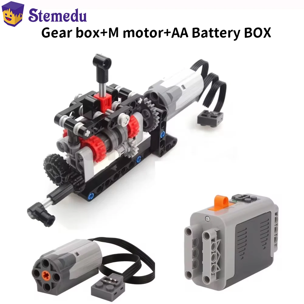 MOC High-tech 4 Speeds Gearbox - Lego Set Technic 评论和价格