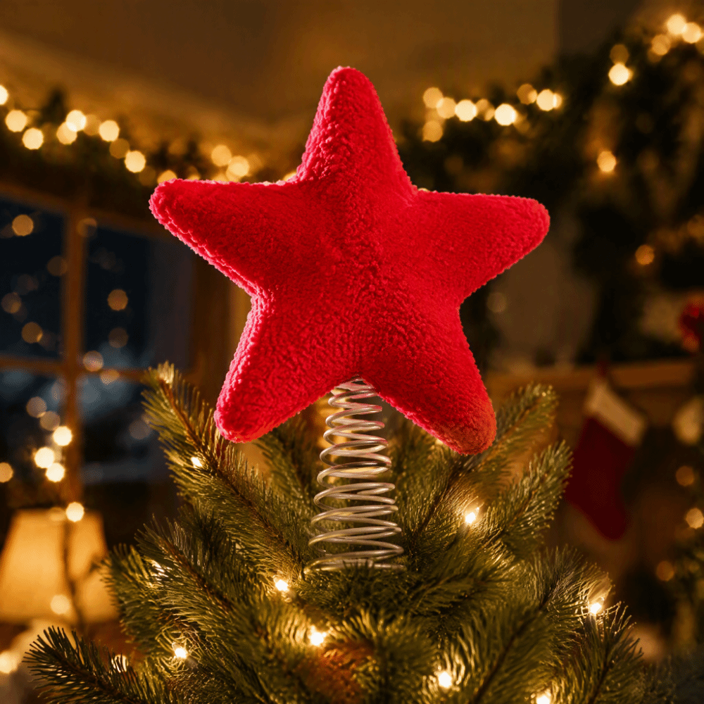 Five Pointed Christmas Tree To - Star Tree Topper 评论和价格