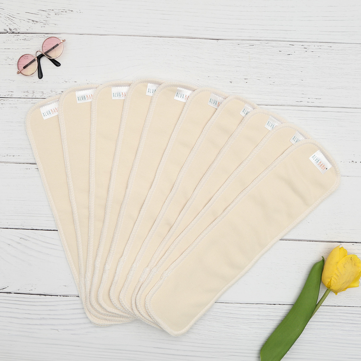 10pcs ALVABABY Newborn Hemp In - Pampers Diaper Premium Care 评论和价格