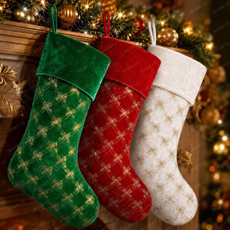 New Christmas Stocking Ornamen - Christmas Stocking Hanging 评论和价格