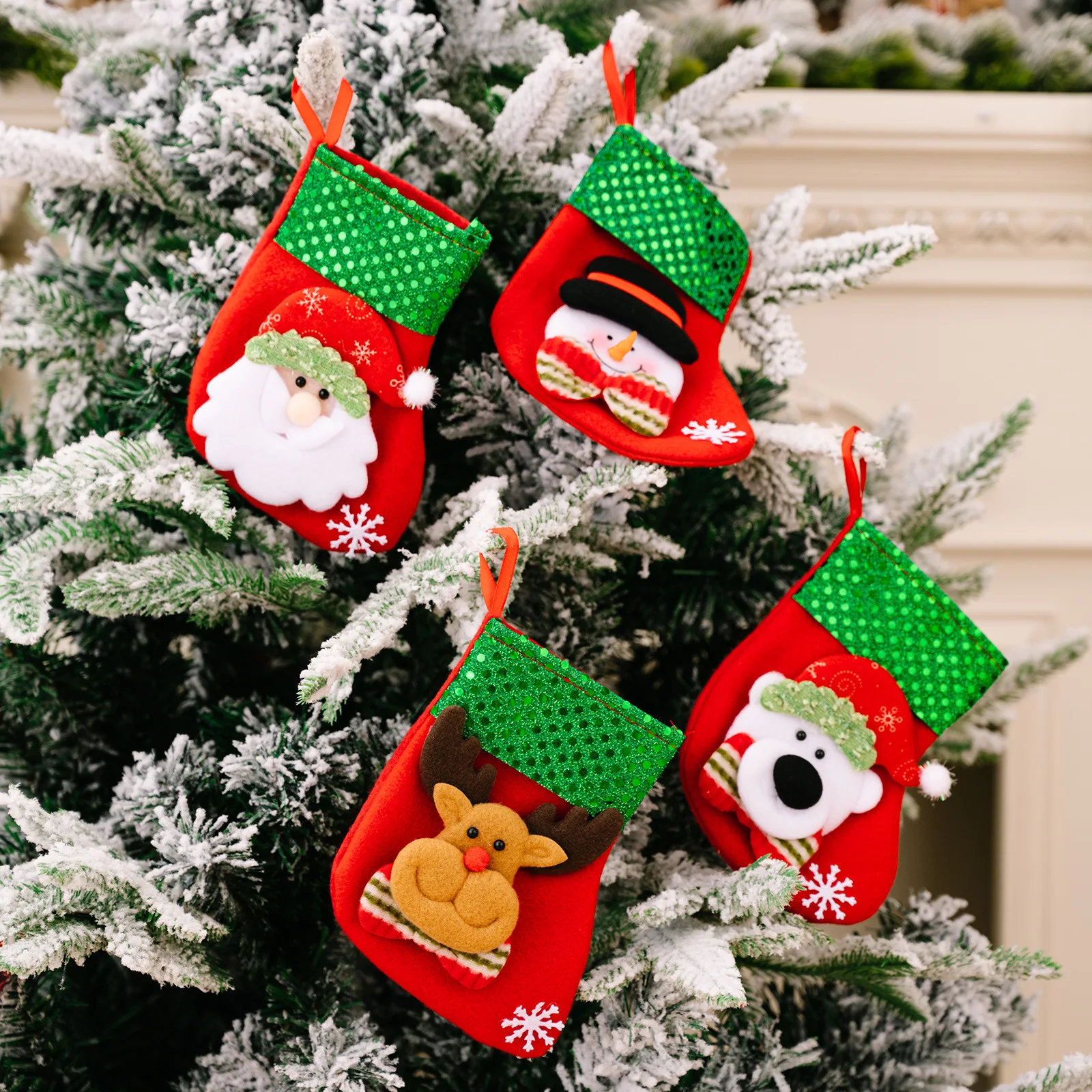 Christmas Stocking Sock Xmas G - Christmas Stocking Hanging 评论和价格
