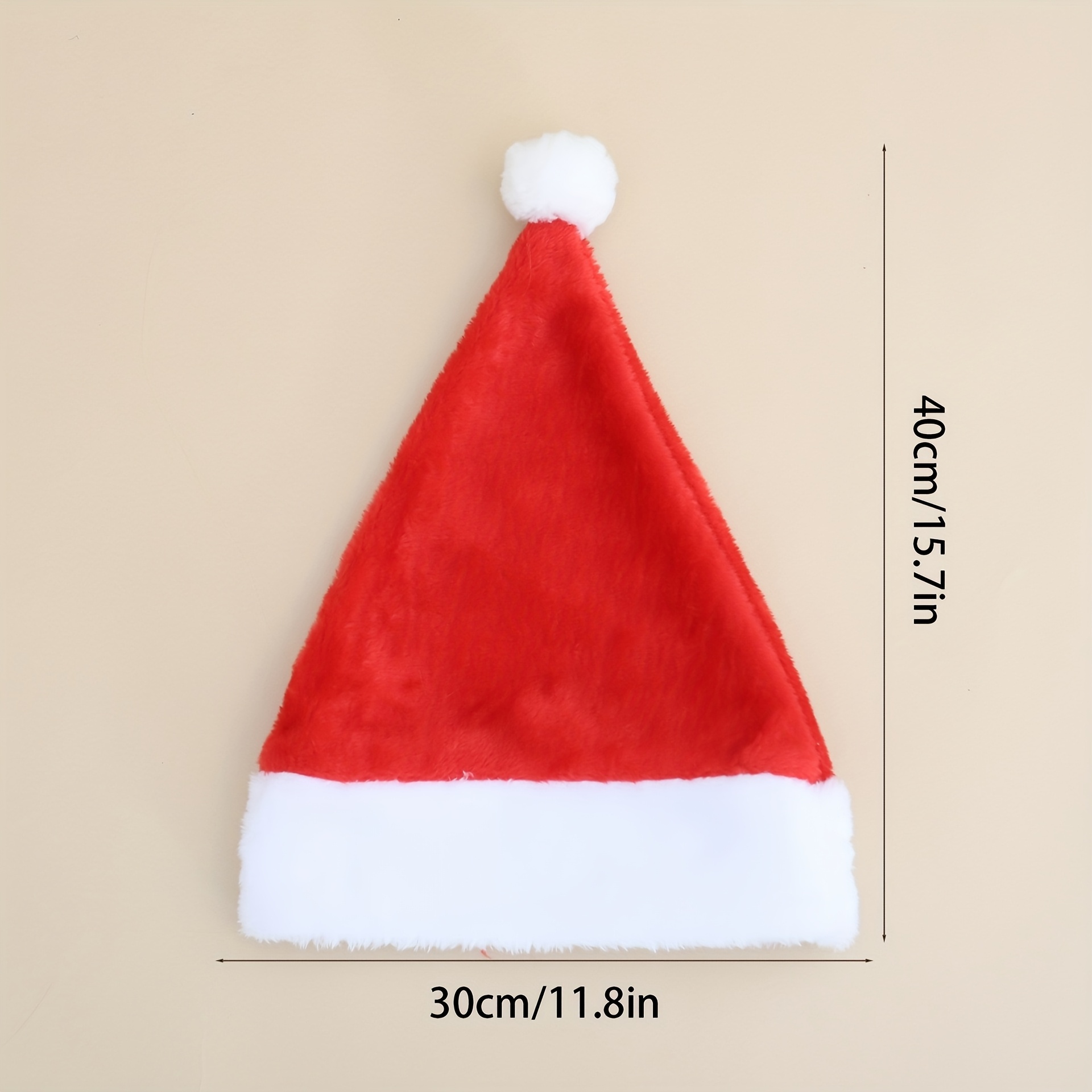 Personalized Christmas Santa H - Santa Hat Plush 评论和价格